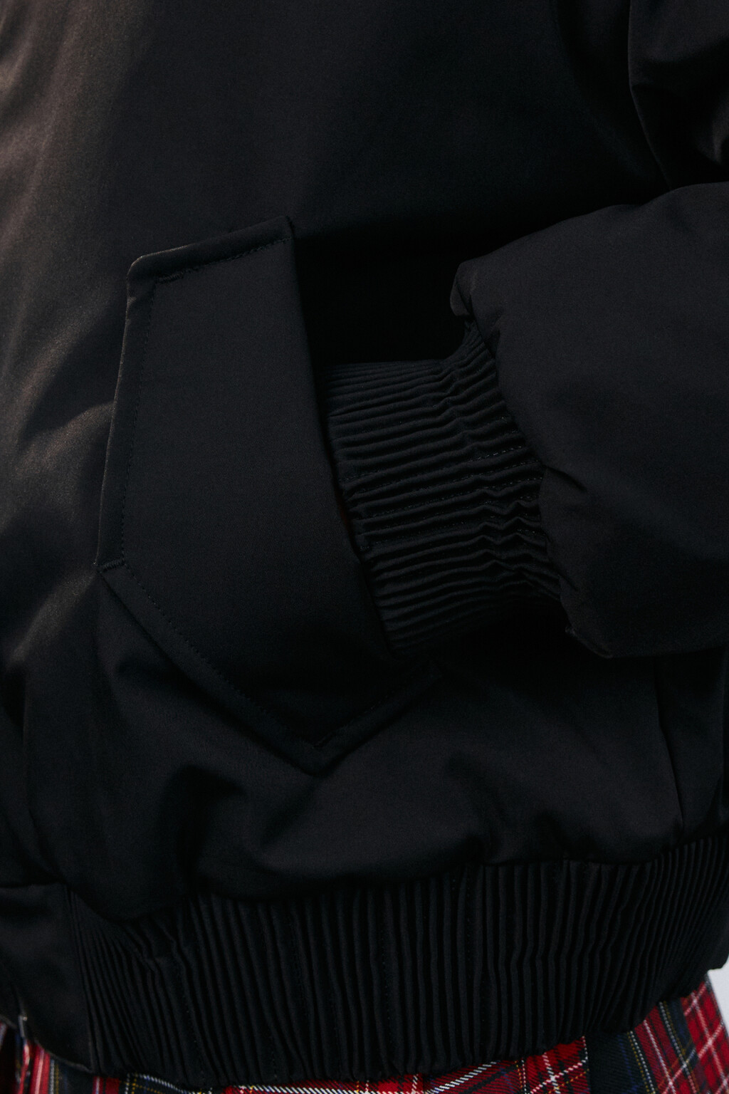 Куртка-бомбер с теплой подкладкой - цвет черный - 6