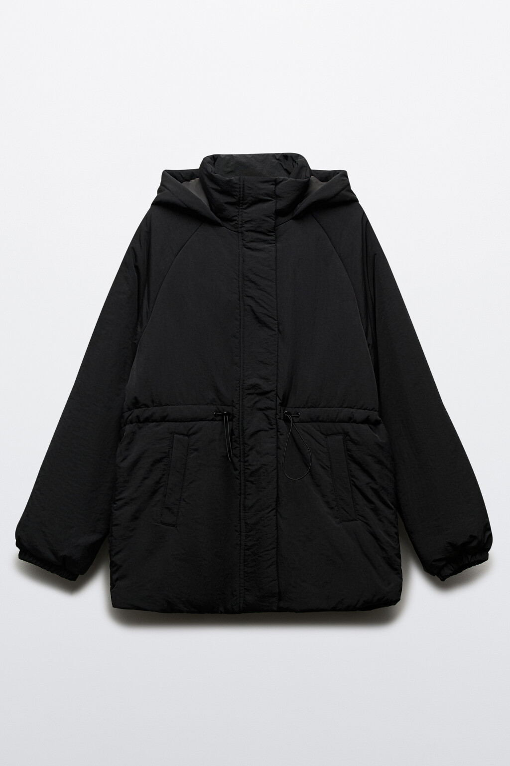Куртка-парка утепленная с капюшоном - цвет черный - 8