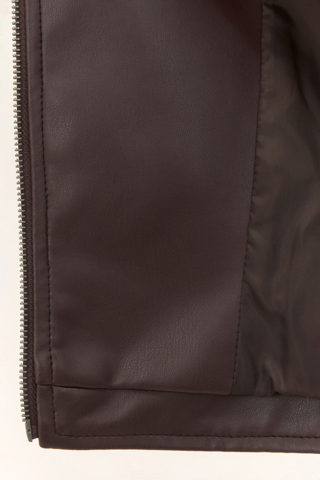 Куртка-косуха свободная с ремнем - цвет коричневый - 8