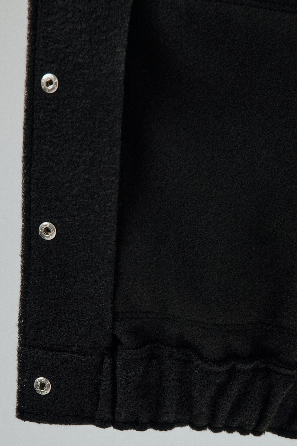 Куртка-бомбер из драповой ткани - цвет черный - 8