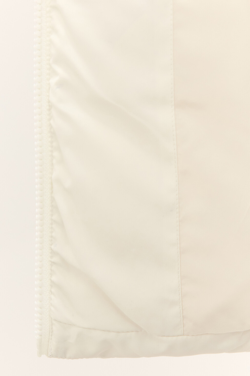 Жилет стеганый утепленный - цвет молочный - 7