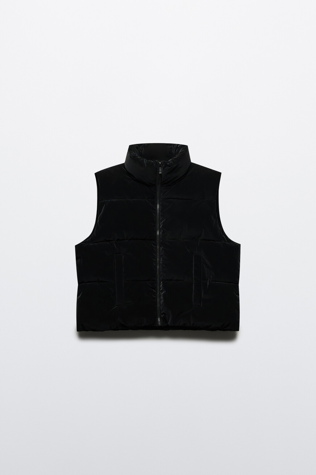 Жилет стеганый на утеплителе - цвет черный - 8