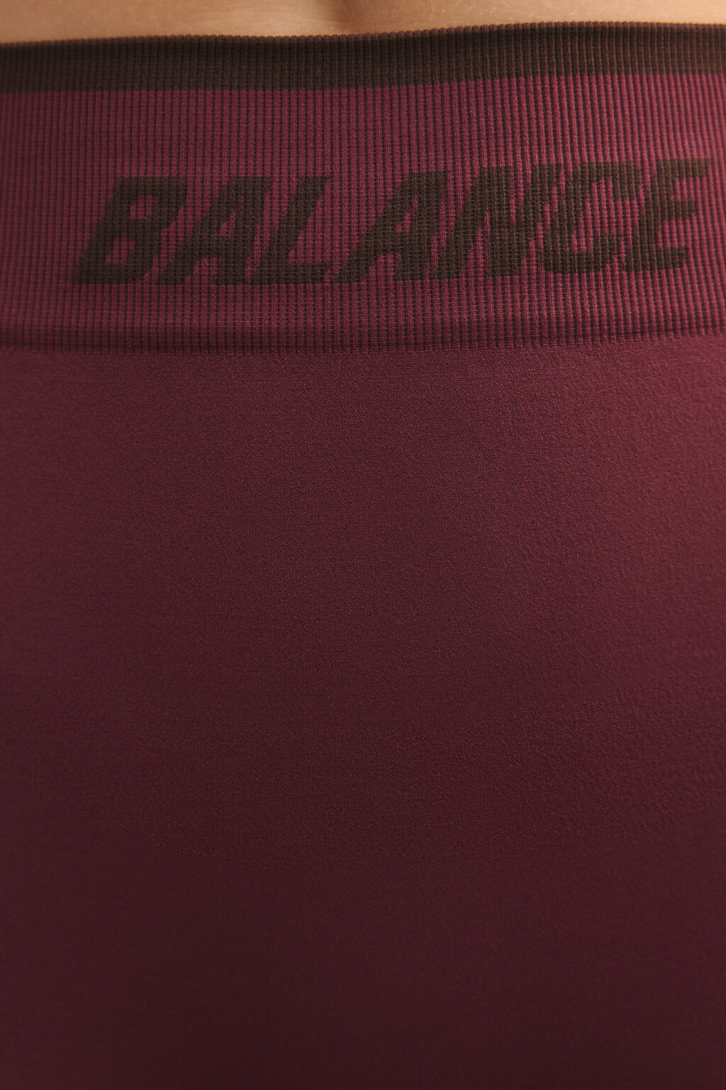 Леггинсы спортивные с надписью - цвет бордовый - 5