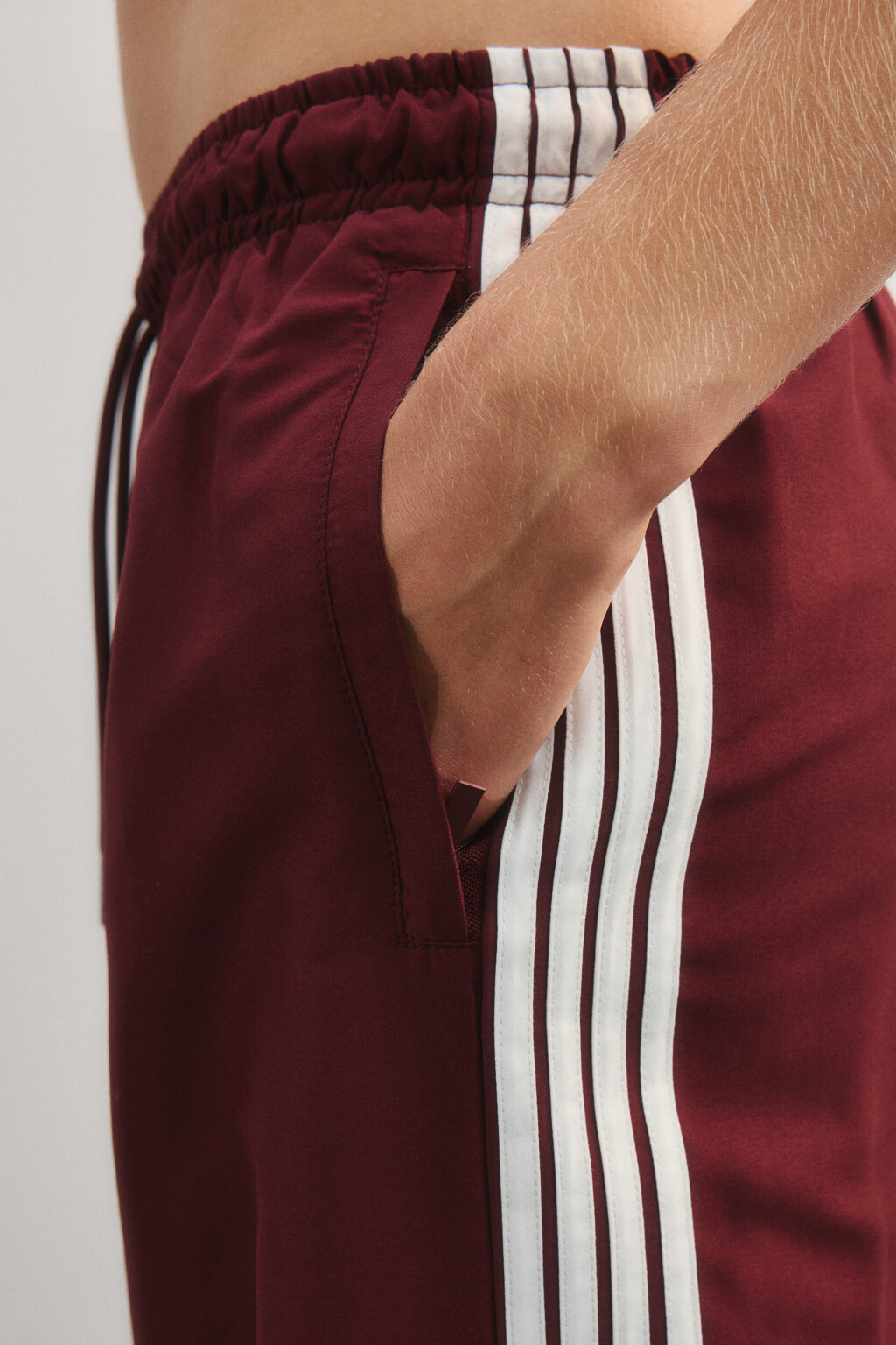 Брюки спортивные с лампасами - цвет бордовый - 7