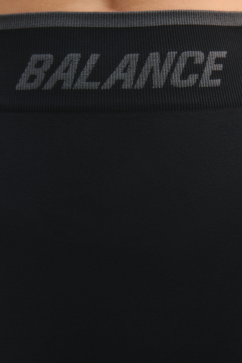 Шорты-велосипедки с надписью - цвет черный - 5