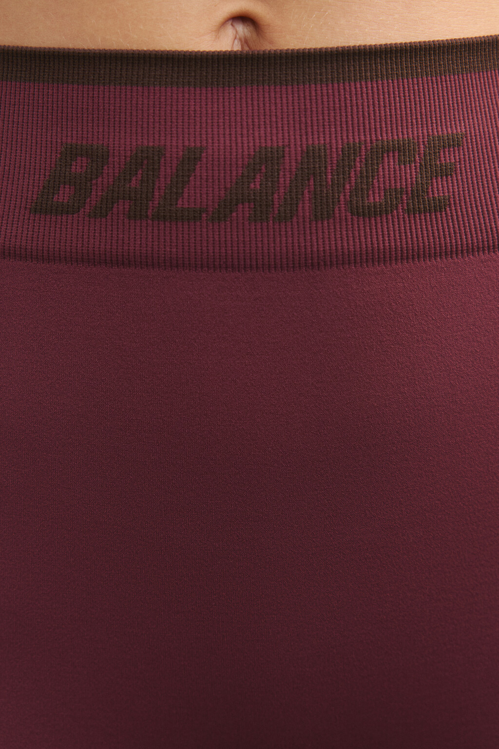 Шорты-велосипедки с надписью - цвет бордовый - 5