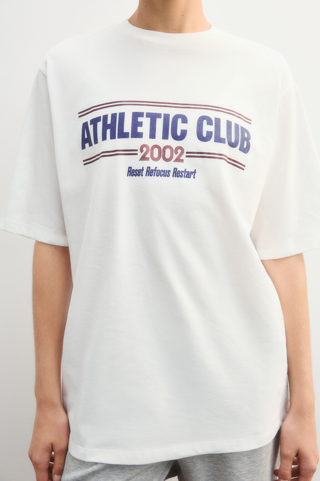 Футболка спортивная с принтом - цвет ванильный - 6