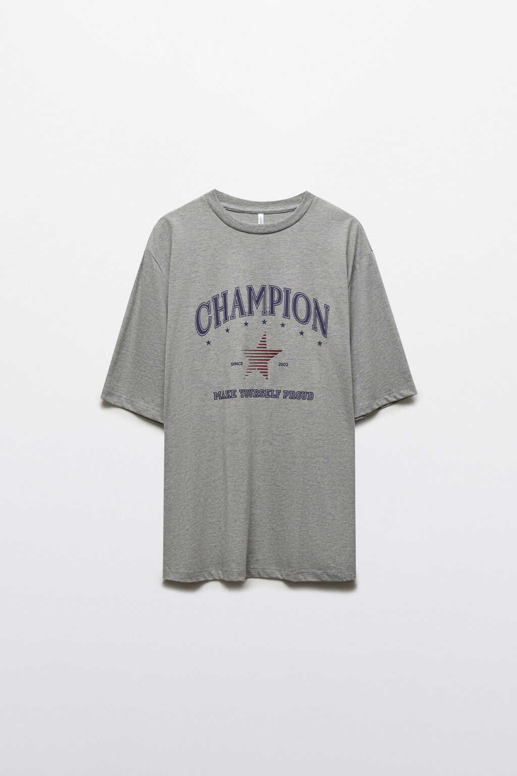 Футболка спортивная с принтом - цвет серый - 8