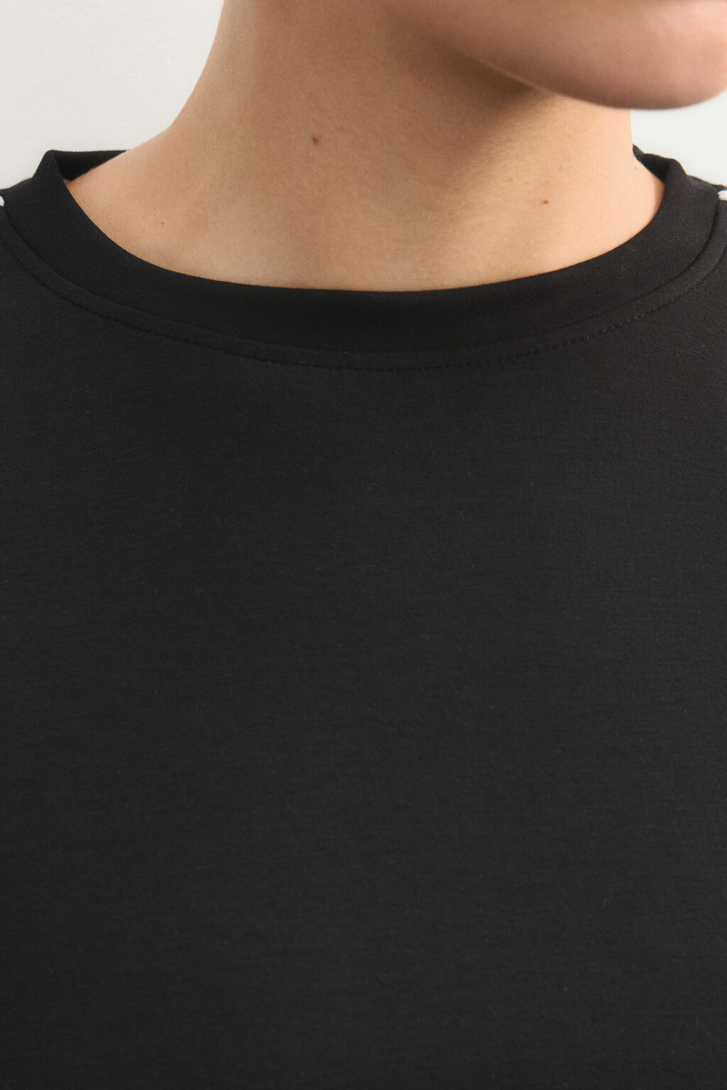 Свитшот спортивный с лампасами - цвет черный - 5