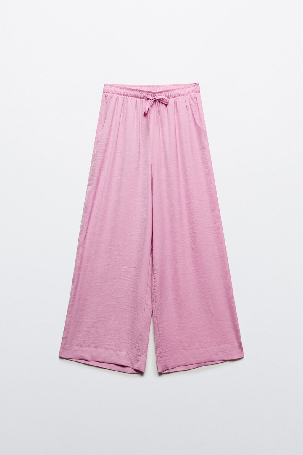 Брюки домашние атласные - цвет розовый - 7