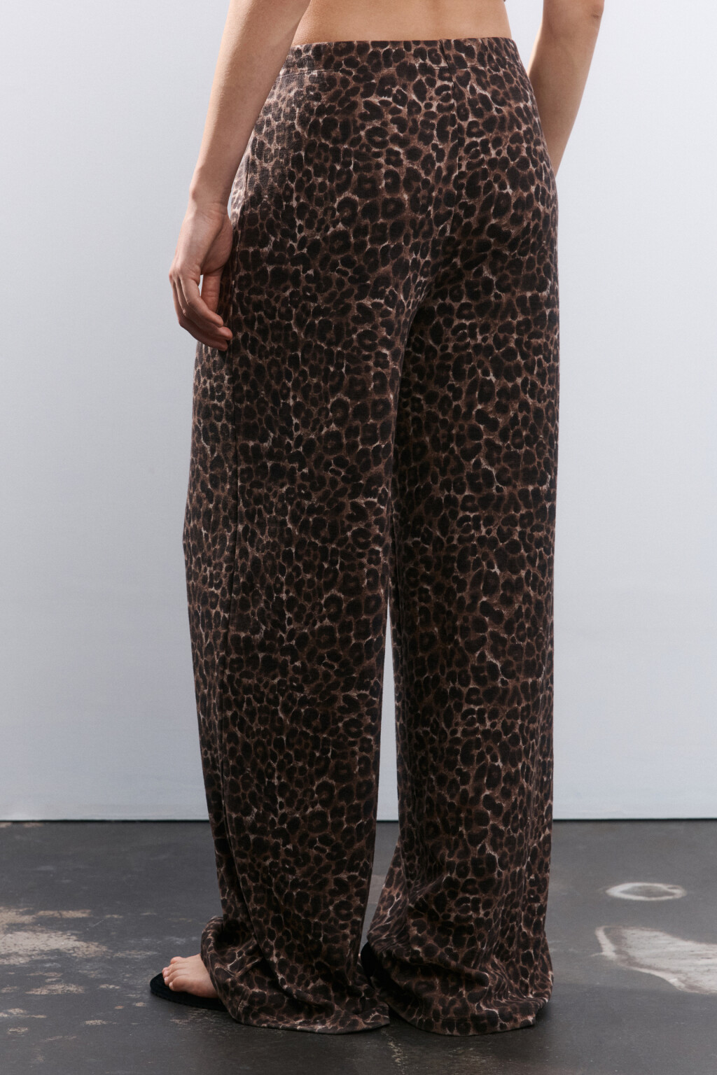 Брюки домашние из трикотажа - цвет мультиколор - 3