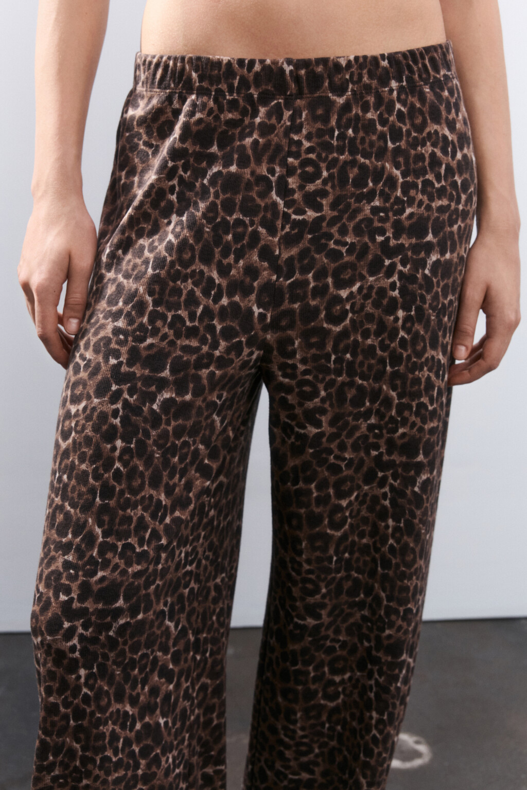 Брюки домашние из трикотажа - цвет мультиколор - 5