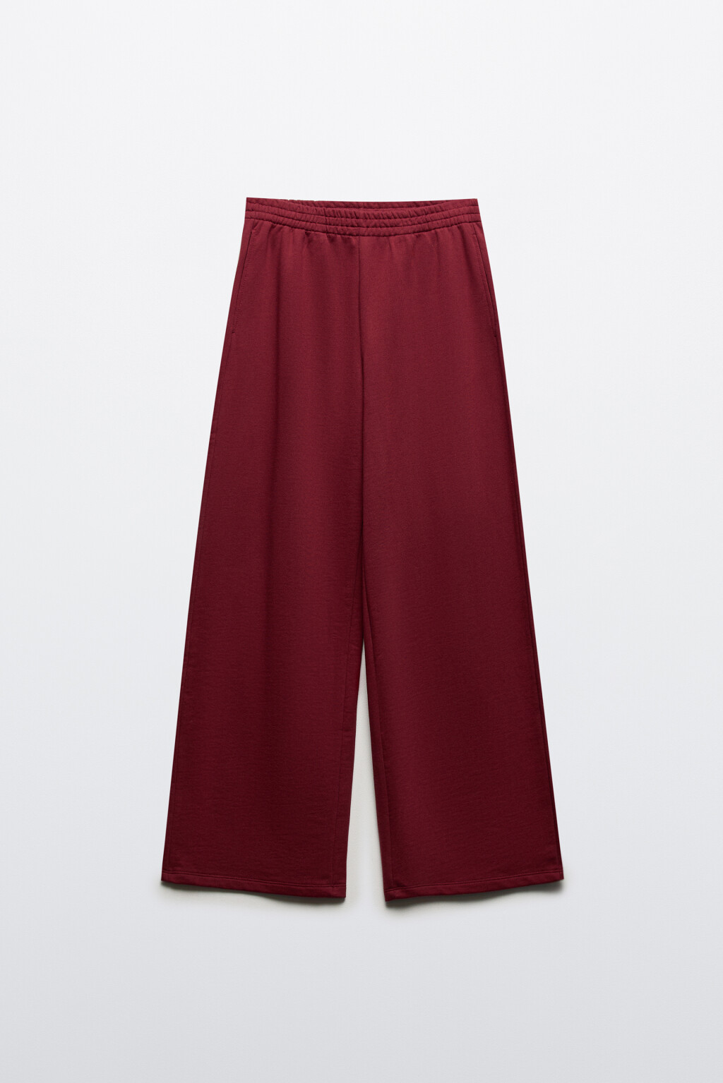 Брюки домашние из футера - цвет бордовый - 7