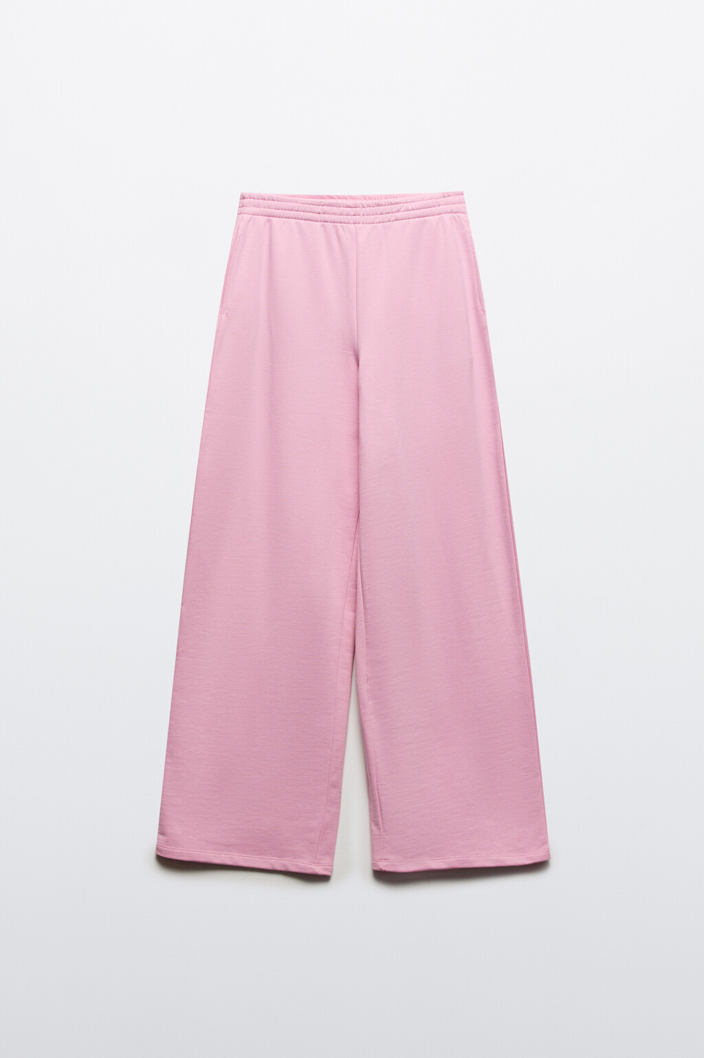 Брюки домашние из футера - цвет розовый - 7