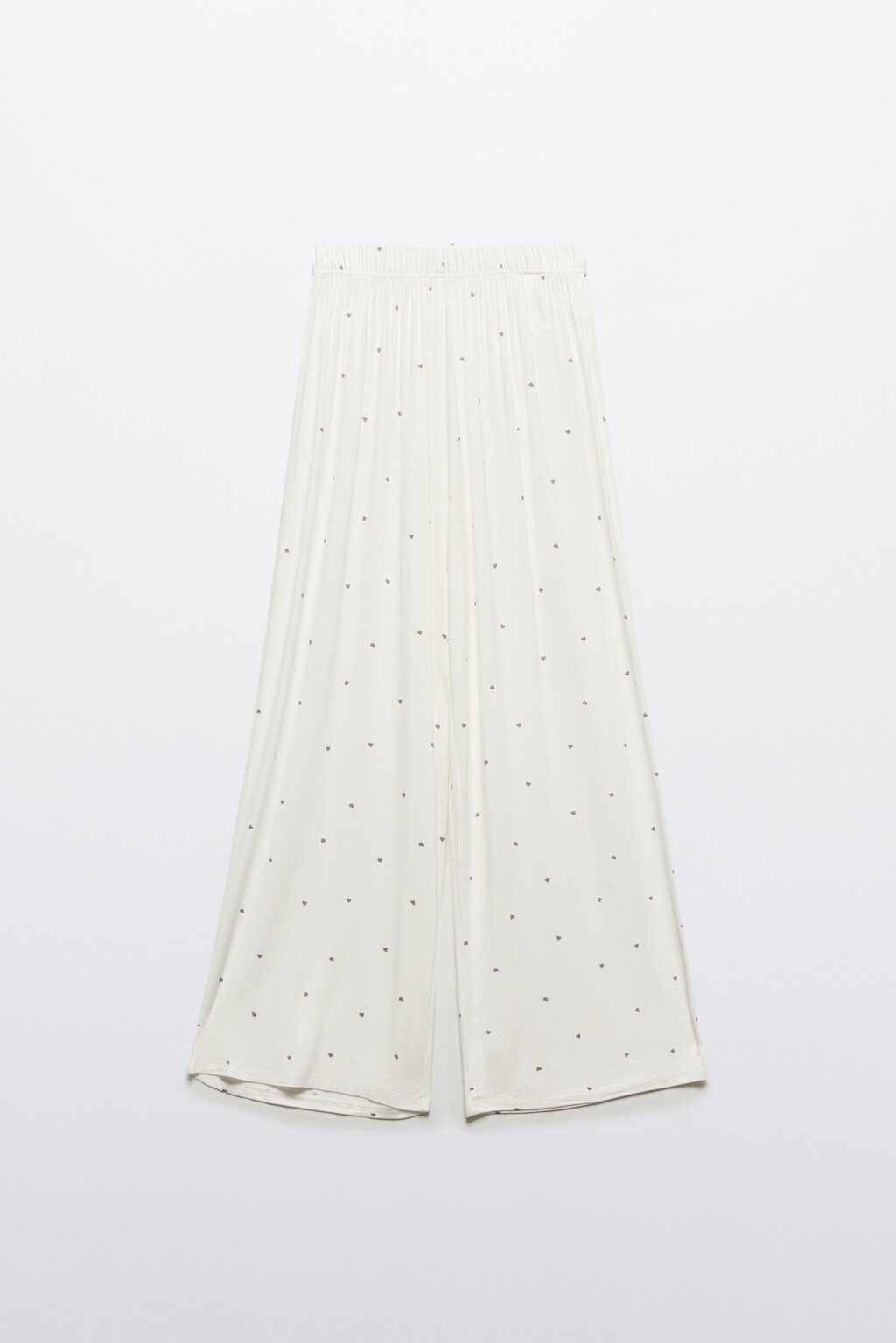 Брюки домашние широкие из вискозы - цвет серый - 7