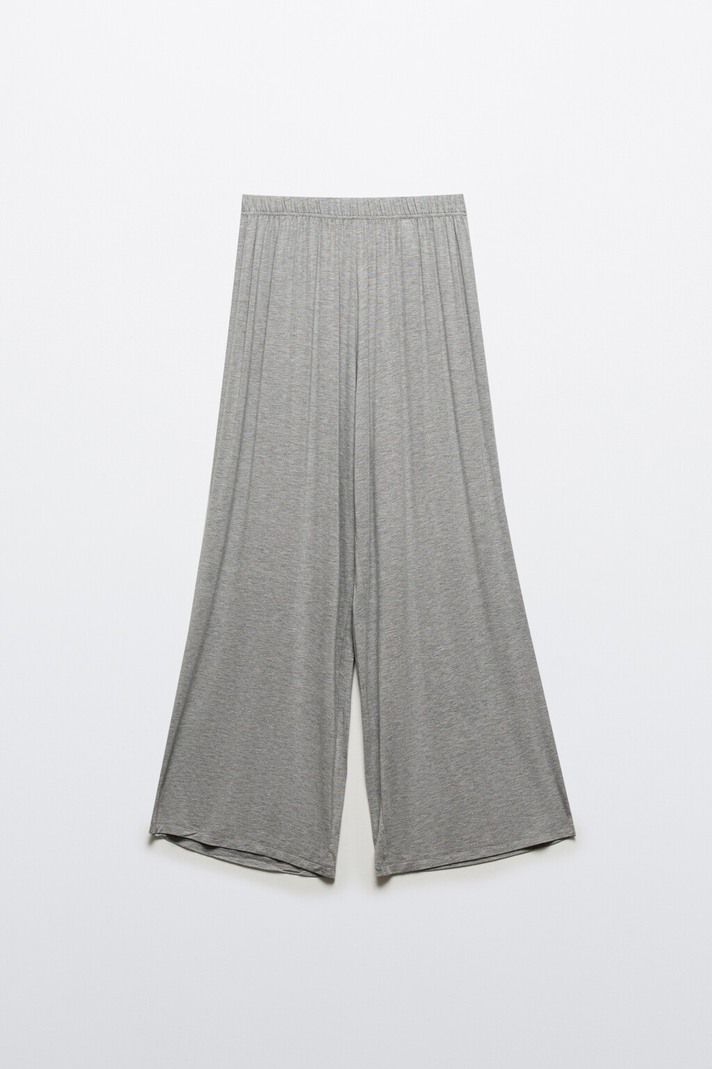 Брюки домашние широкие из вискозы - цвет серый - 6