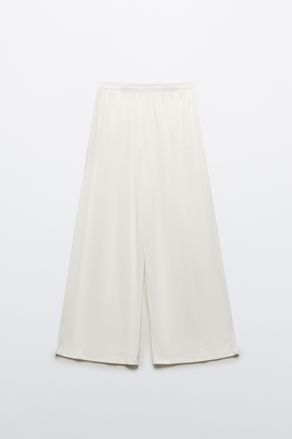 Брюки домашние из хлопка - цвет ванильный - 7