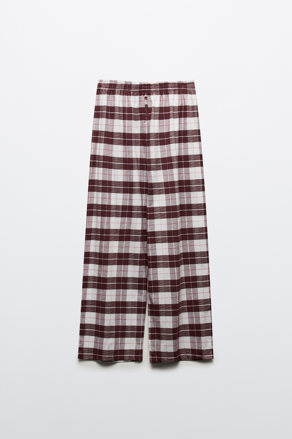 Брюки домашние из хлопкового трикотажа - цвет красный - 7