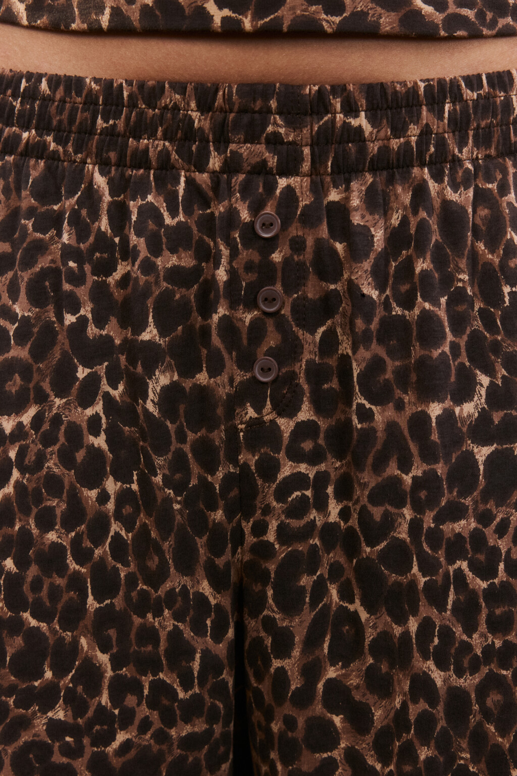 Брюки домашние из хлопкового трикотажа - цвет мультиколор - 6