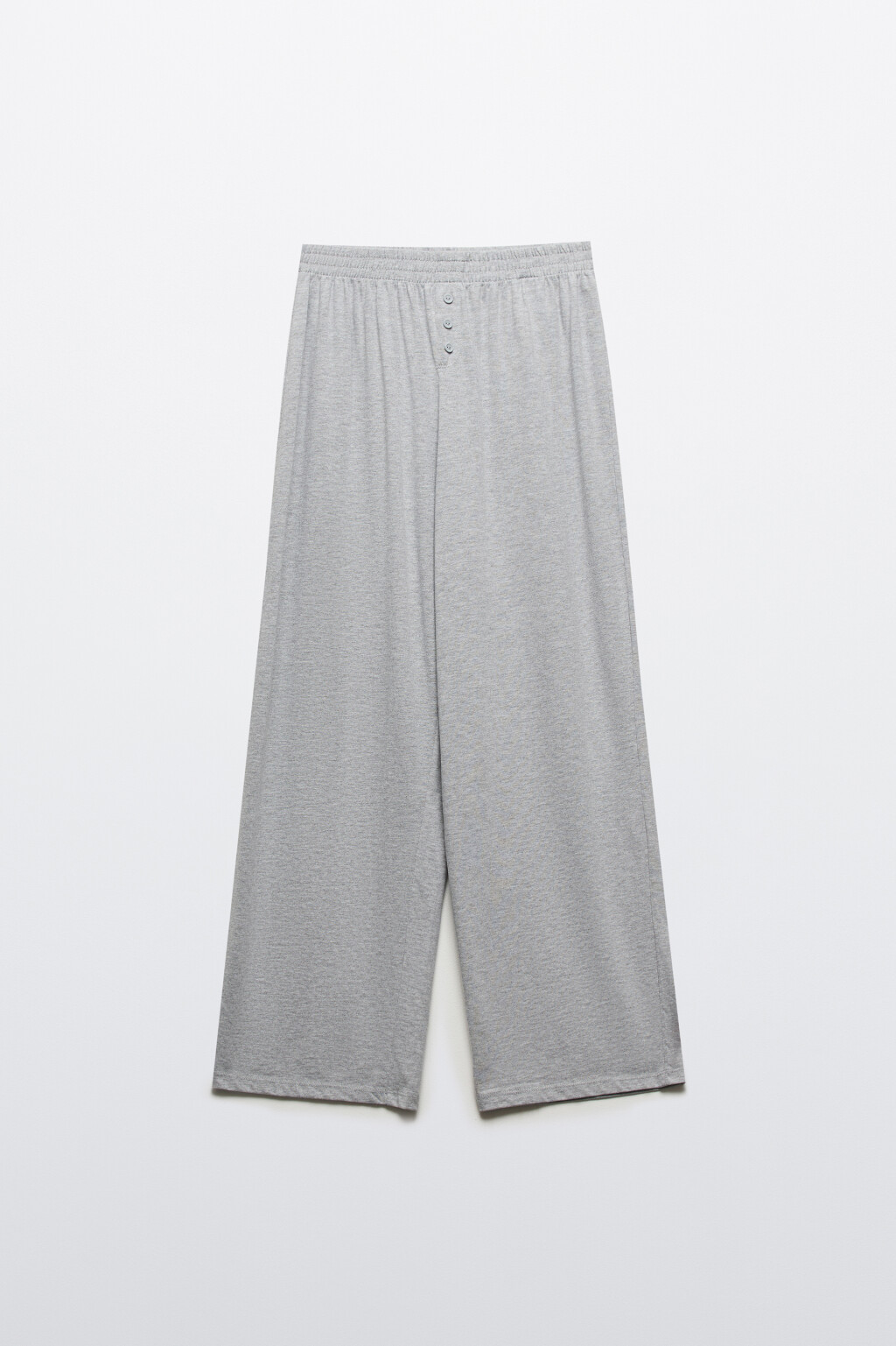 Брюки домашние из хлопкового трикотажа - цвет серый - 7
