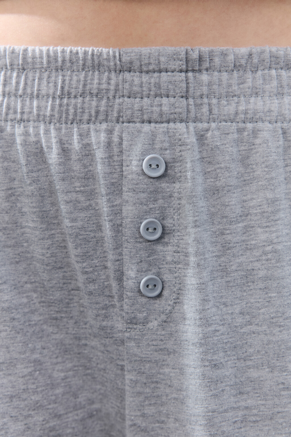 Брюки домашние из хлопкового трикотажа - цвет серый - 6