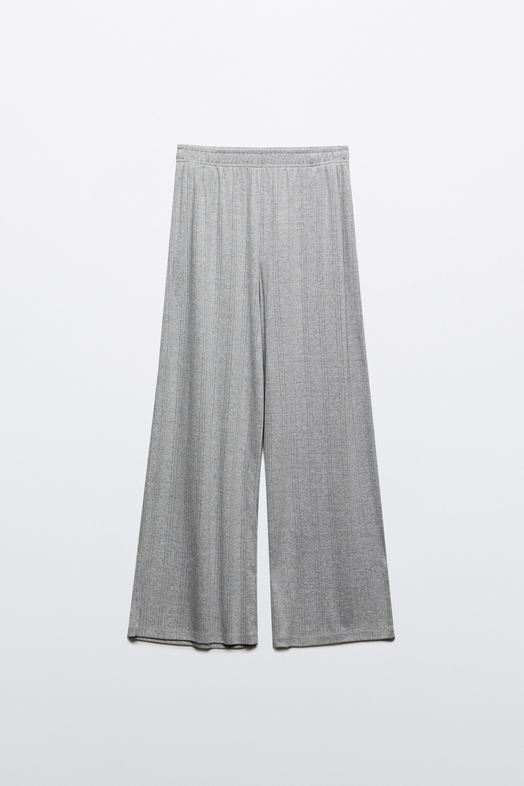 Брюки домашние из хлопка - цвет серый - 7