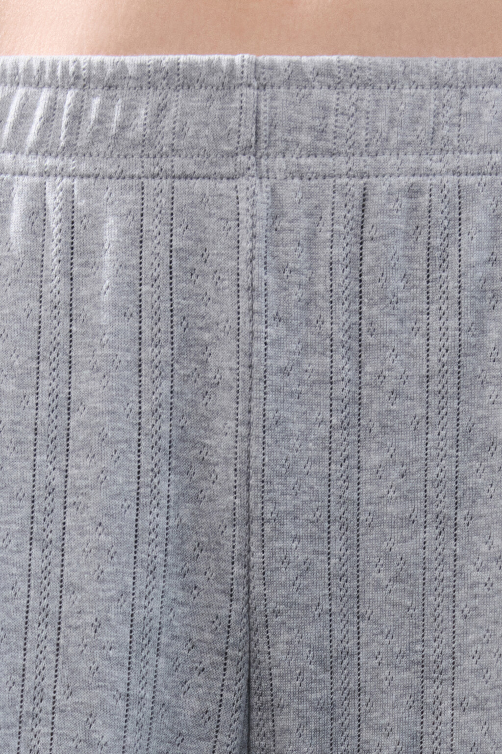 Брюки домашние из хлопка - цвет серый - 5