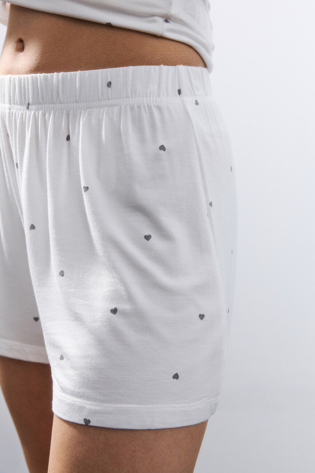 Шорты домашние из вискозы - цвет серый - 6