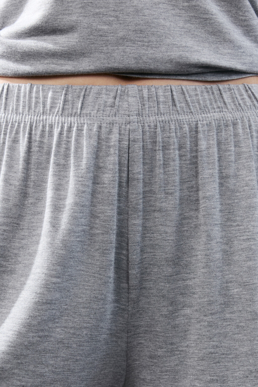 Шорты домашние из вискозы - цвет серый - 6