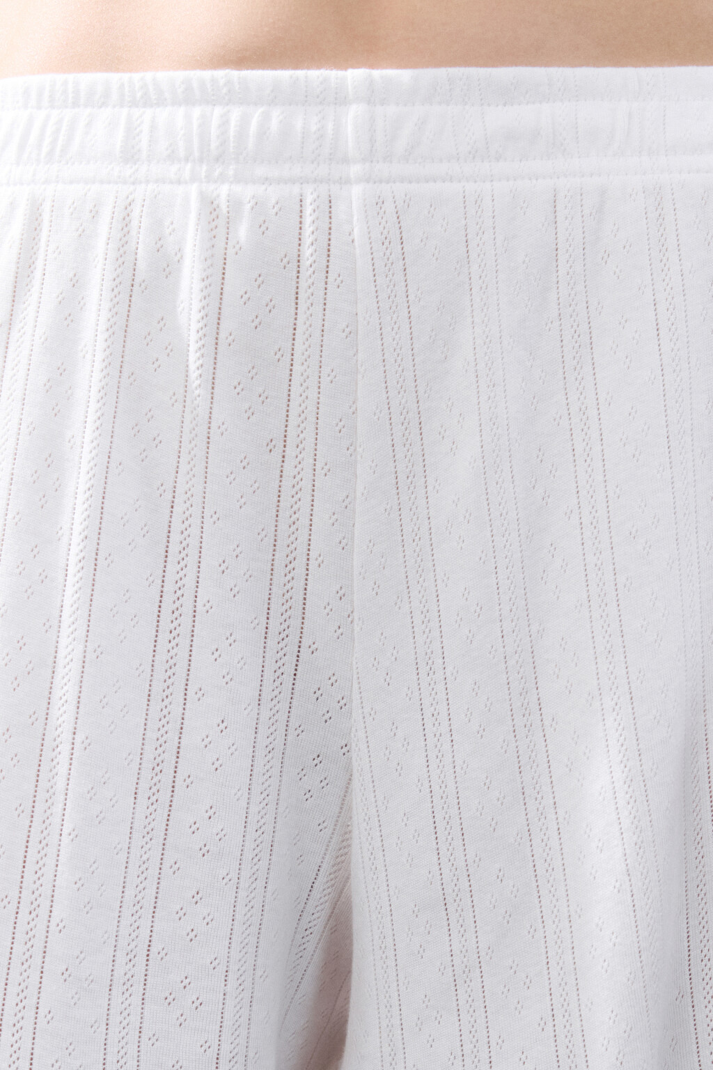 Шорты домашние из хлопка - цвет ванильный - 5