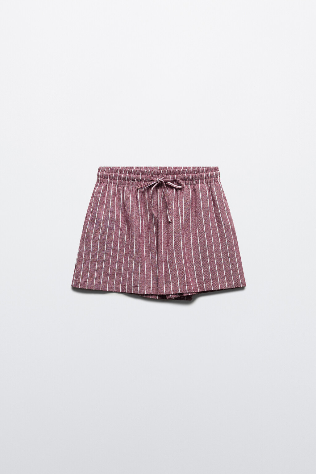 Шорты домашние из хлопка - цвет бордовый - 7