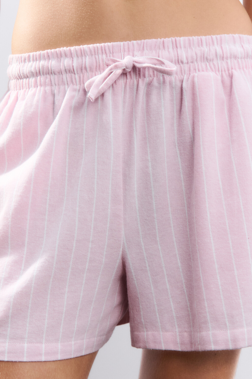 Шорты домашние из хлопка - цвет розовый - 5