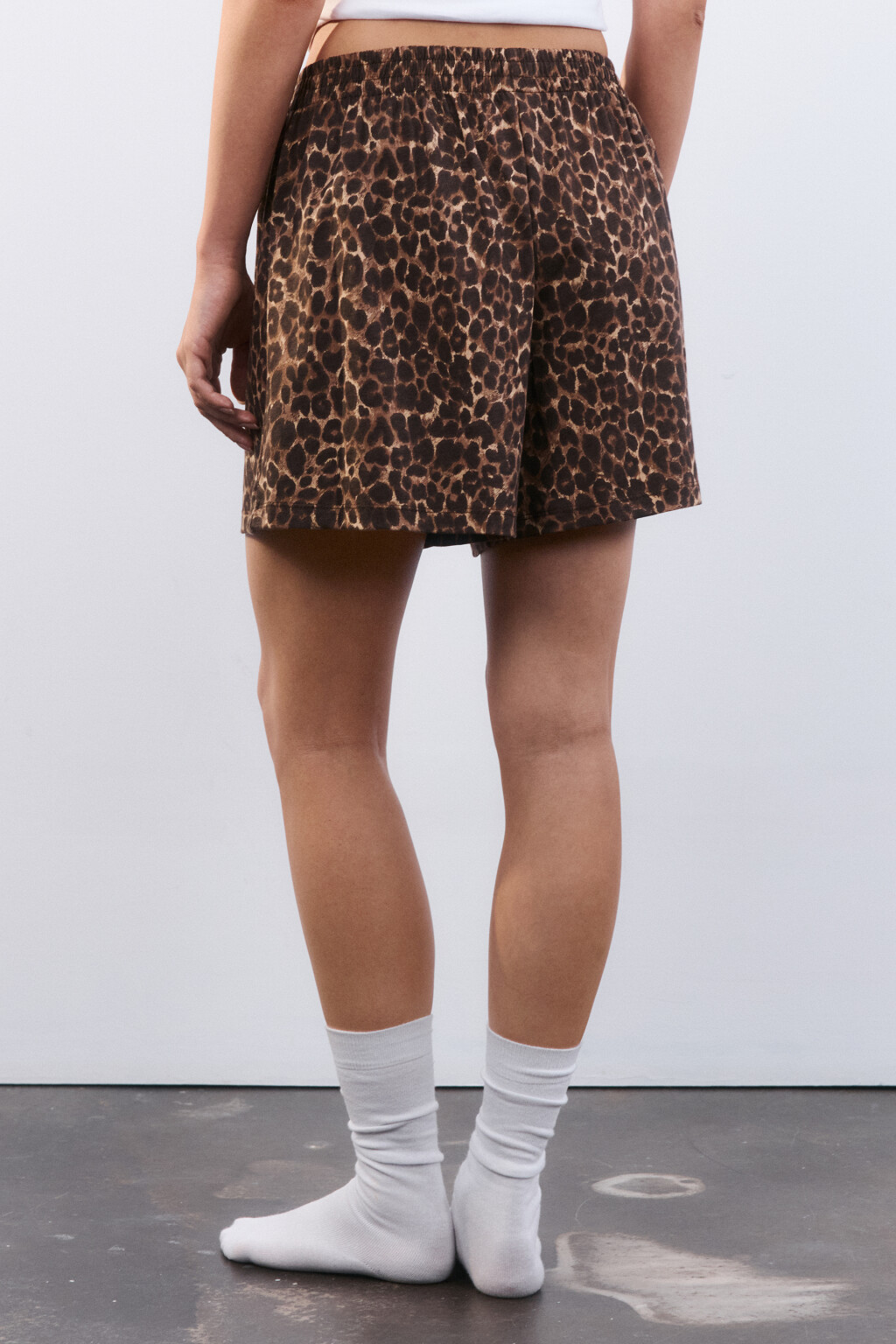 Шорты домашние из хлопкового трикотажа - цвет мультиколор - 3