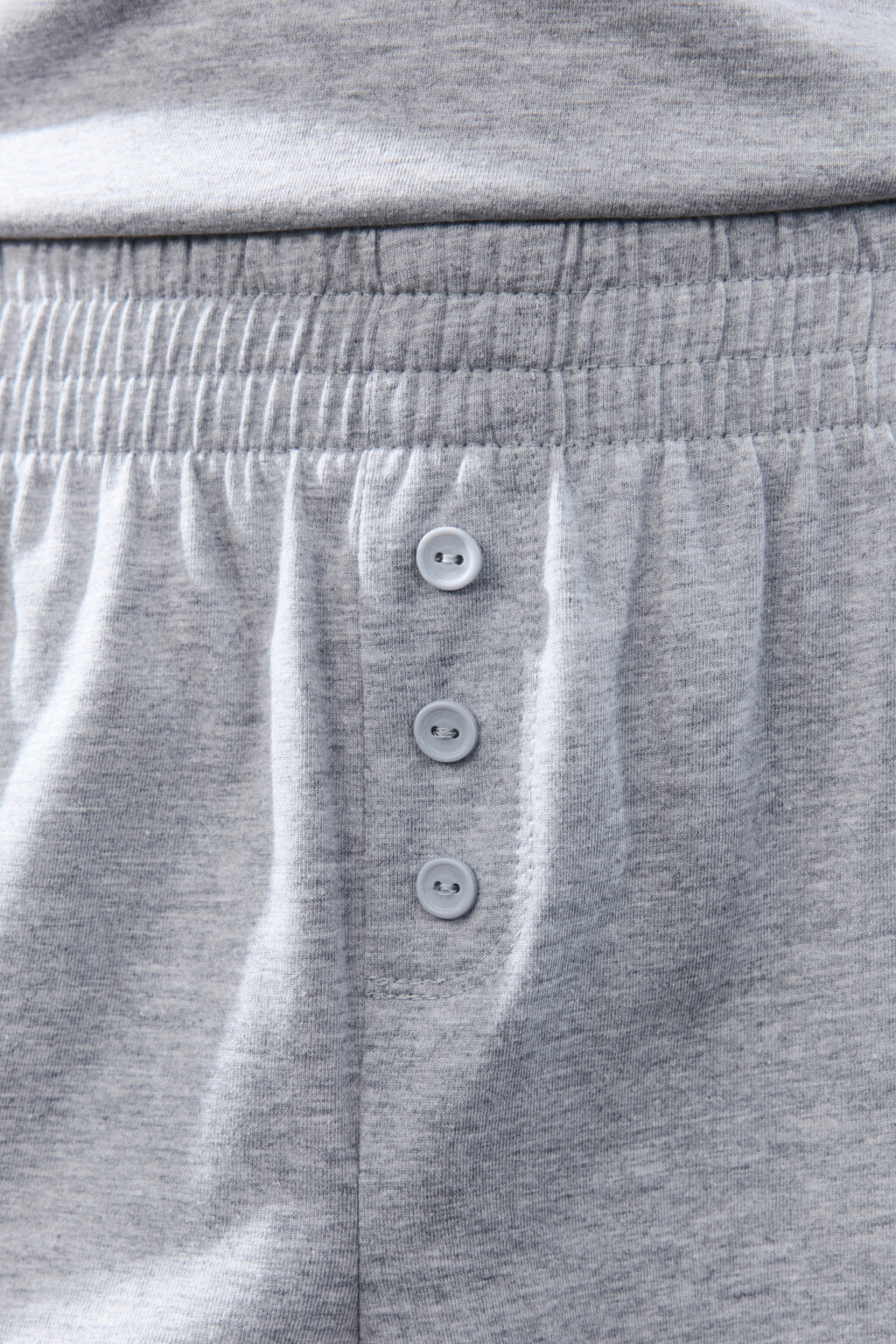 Шорты домашние из хлопкового трикотажа - цвет серый - 6