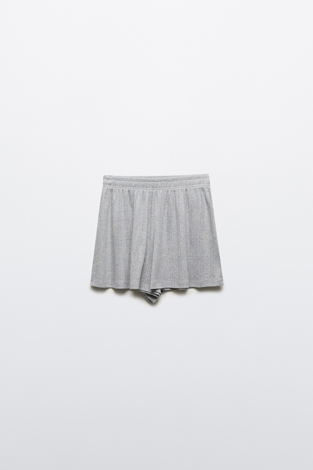 Шорты домашние из хлопка - цвет серый - 7