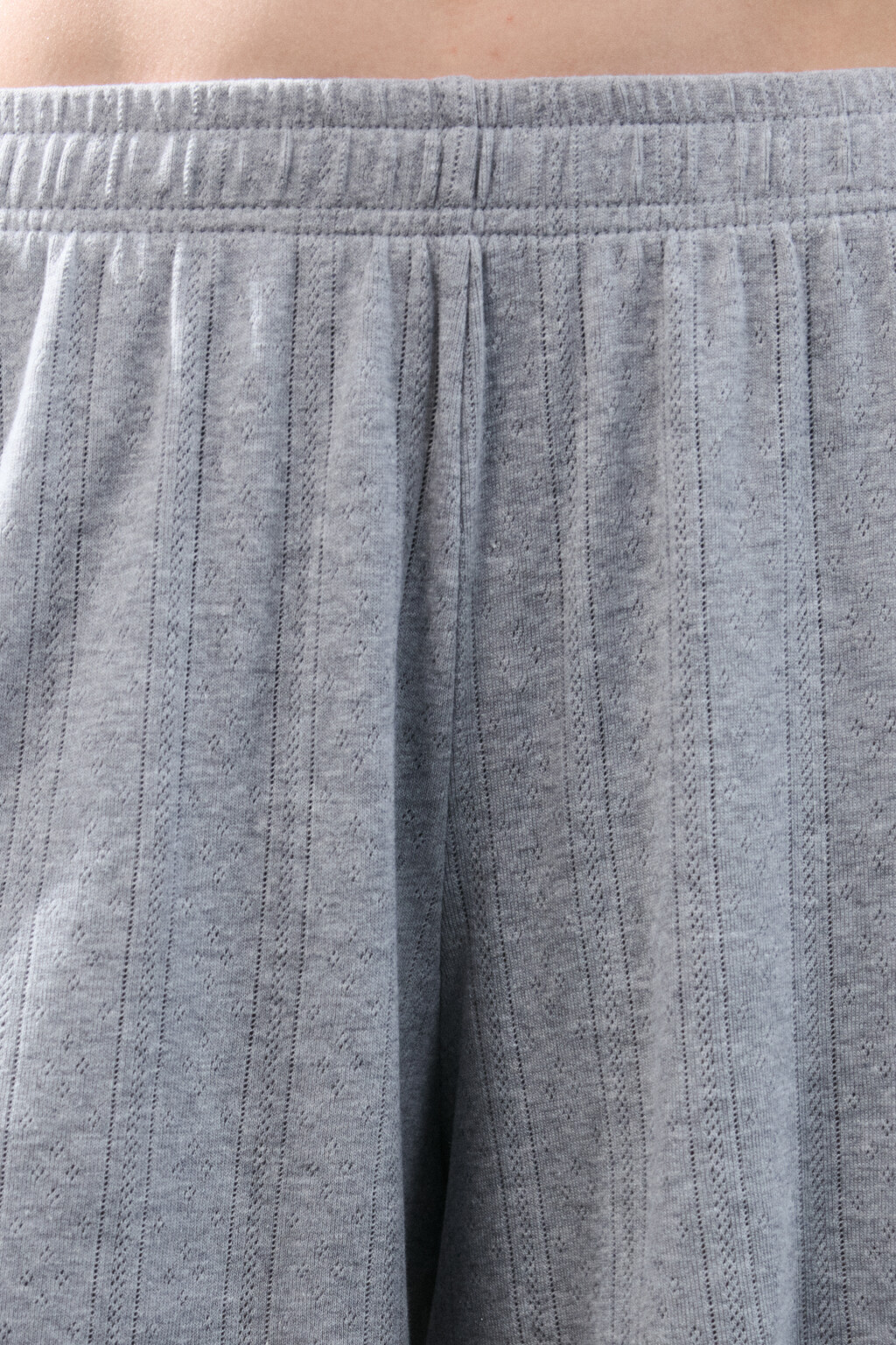 Шорты домашние из хлопка - цвет серый - 5