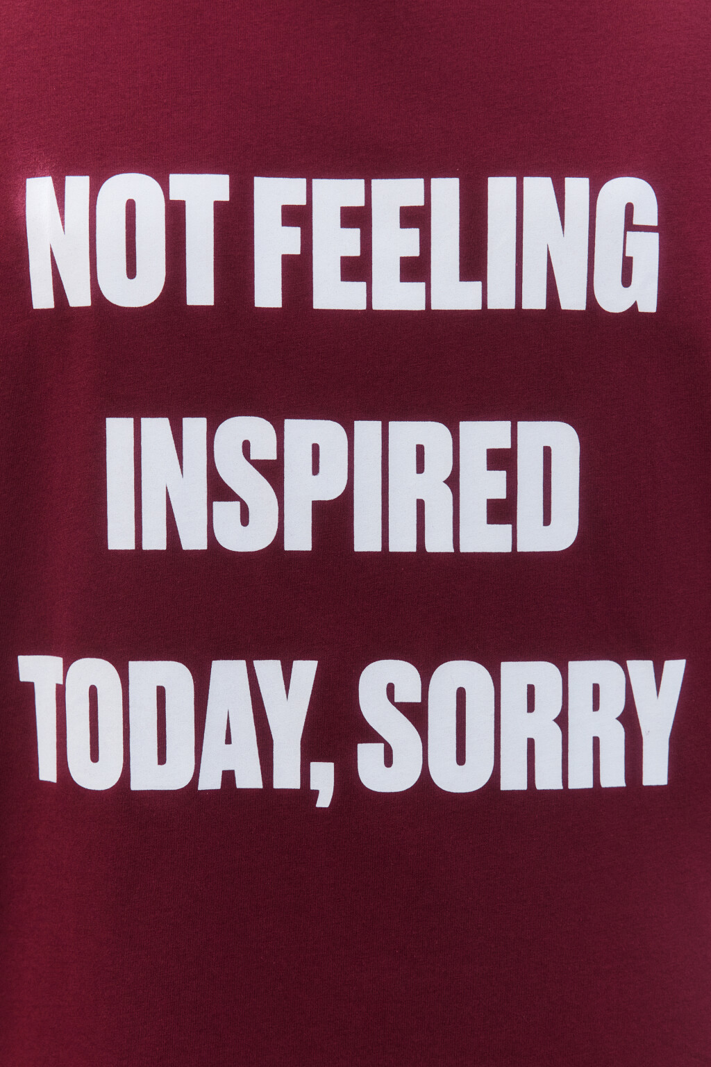 Платье-футболка домашнее с принтом - цвет бордовый - 5