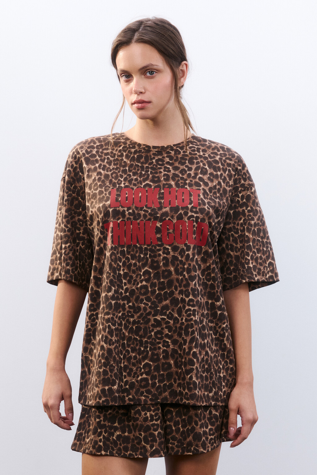 Футболка домашняя с принтом - цвет мультиколор - 2