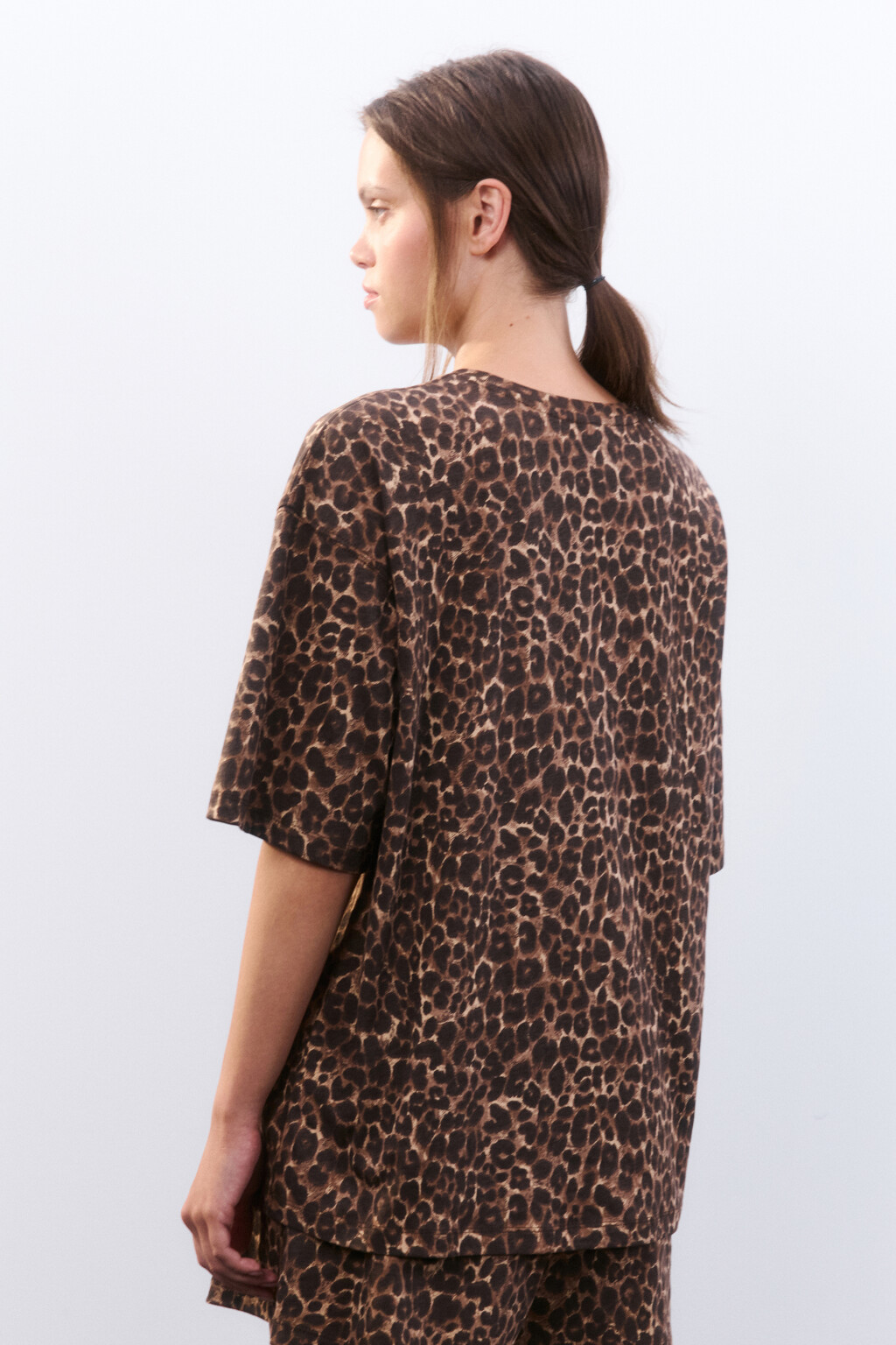 Футболка домашняя с принтом - цвет мультиколор - 3