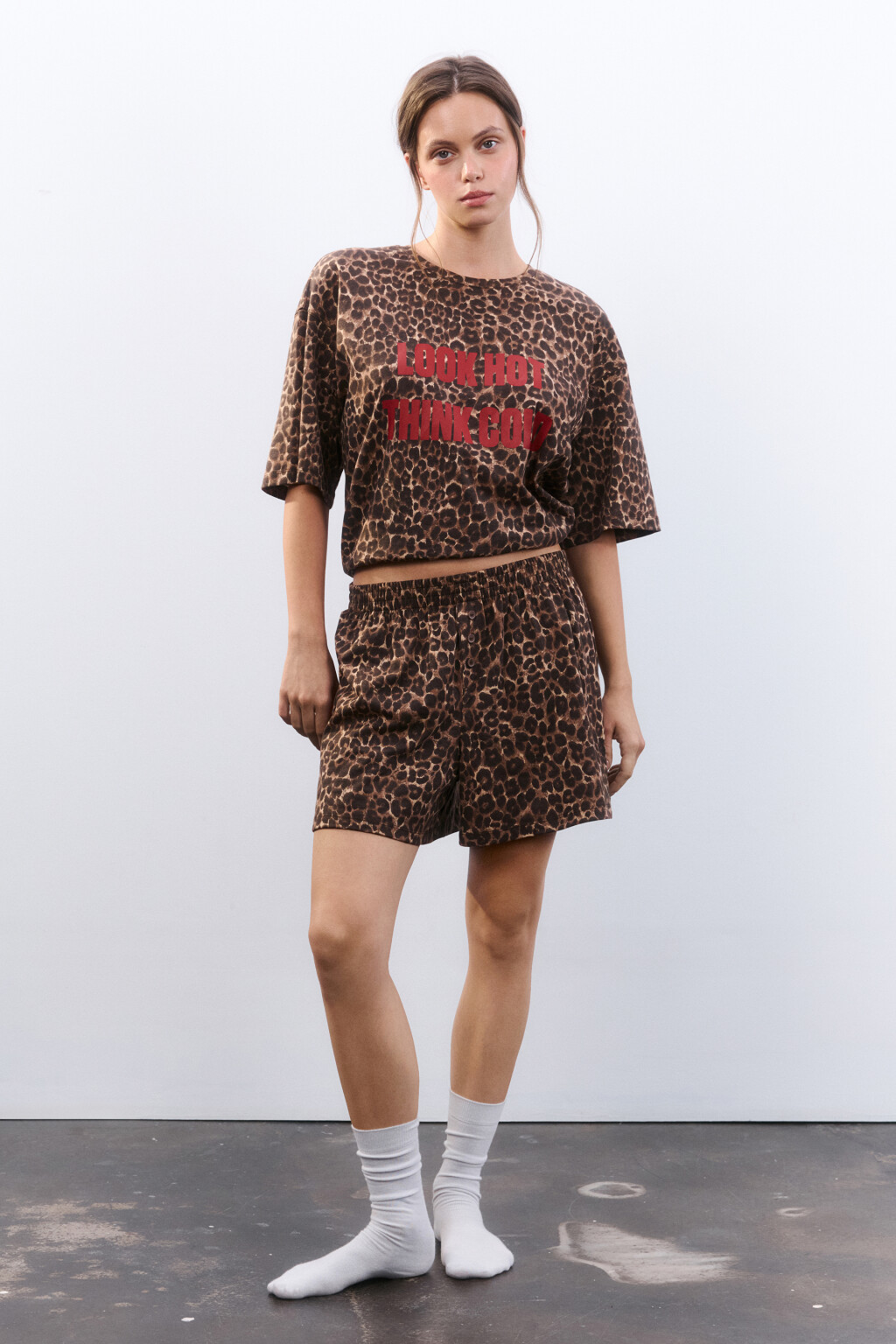 Футболка домашняя с принтом - цвет мультиколор - 4