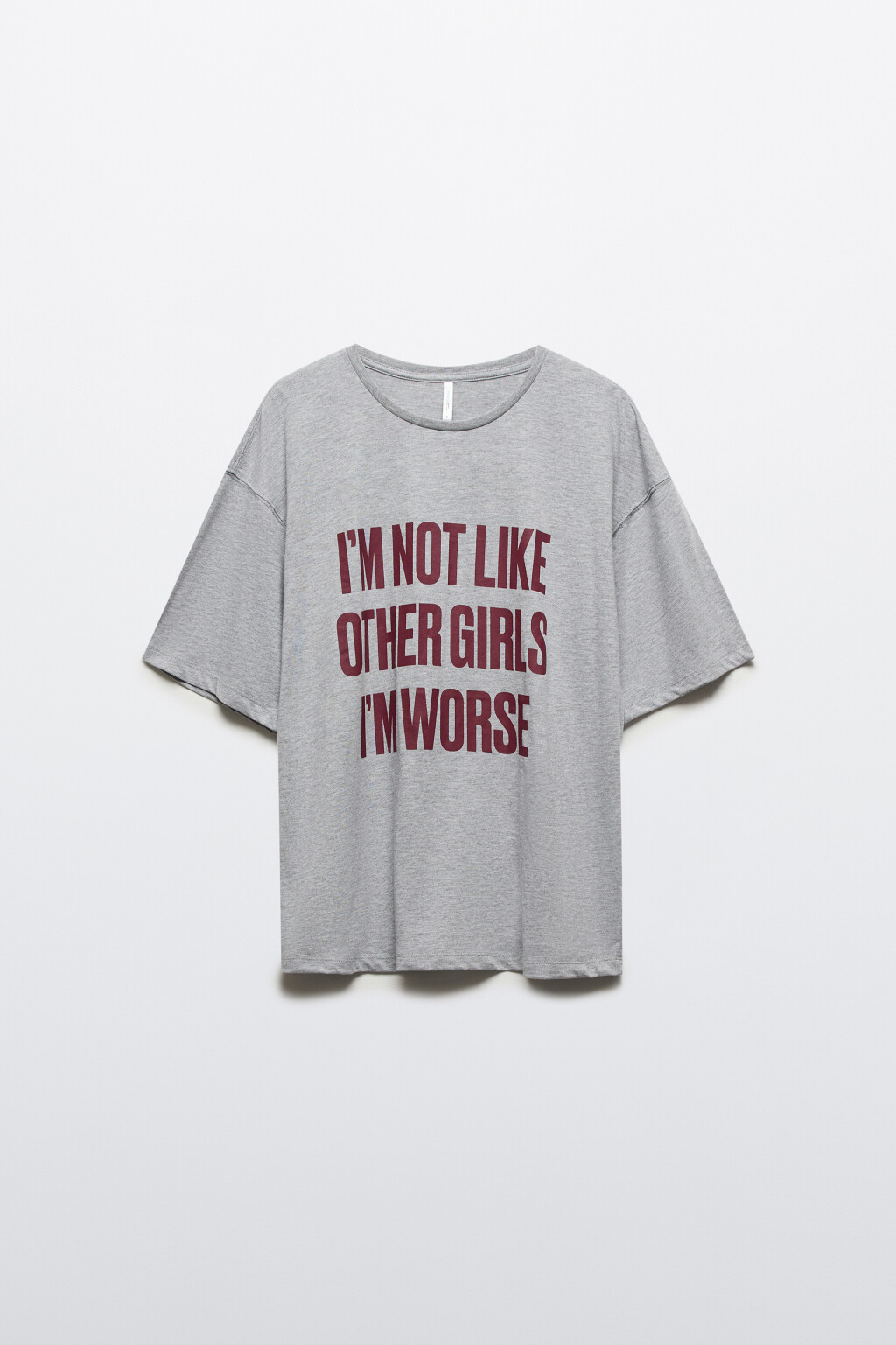 Футболка домашняя с принтом - цвет серый - 7