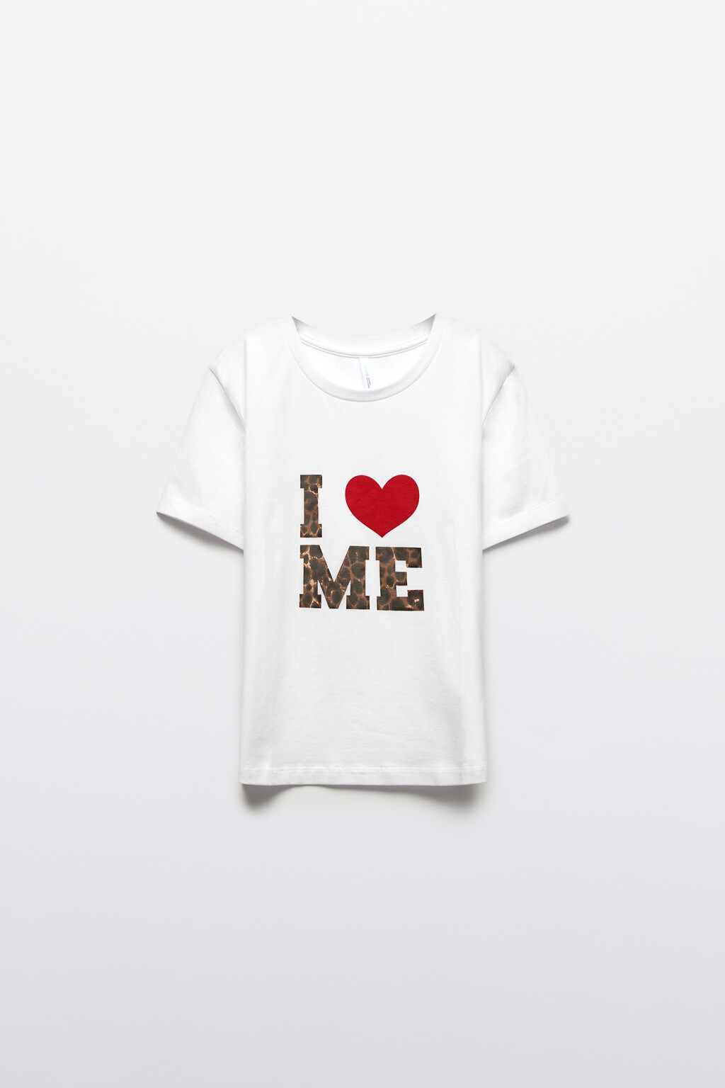 Футболка-топ домашняя с принтом - цвет белый - 7