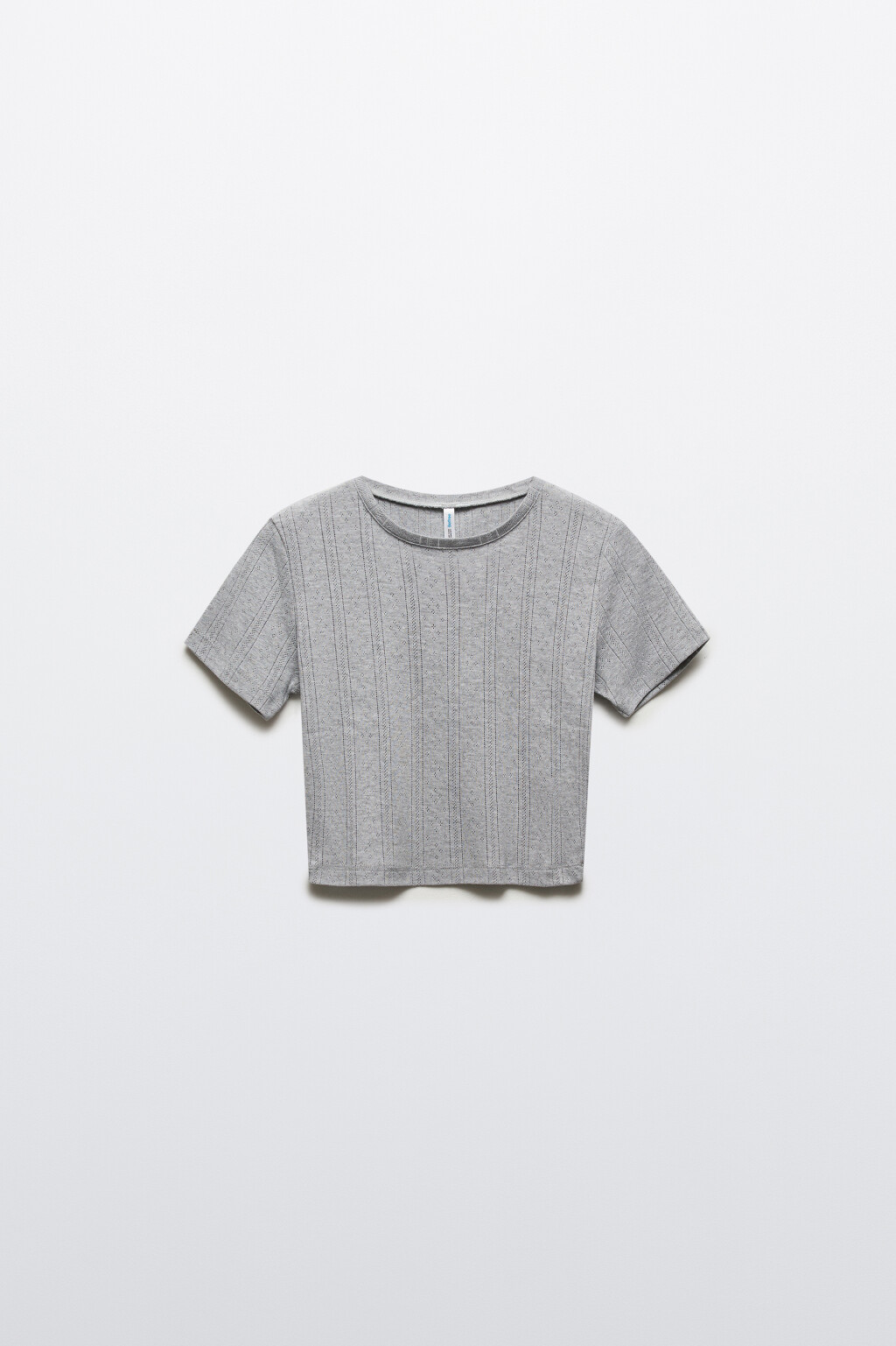 Топ-футболка домашний из хлопка - цвет серый - 7