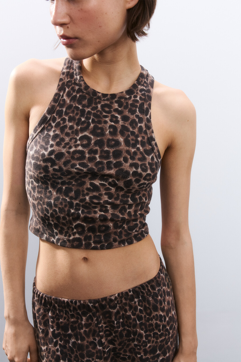 Майка домашняя из трикотажа - цвет мультиколор - 1