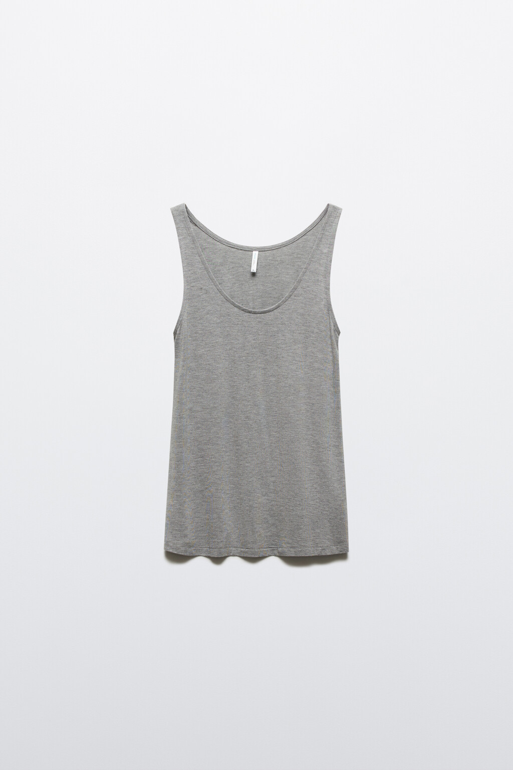 Майка домашняя свободная из вискозы - цвет серый - 8