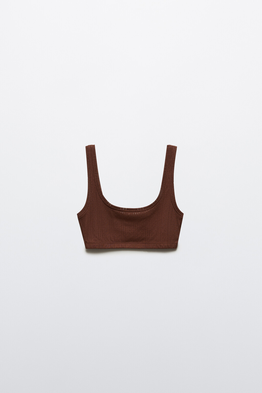 Топ-майка домашний из хлопка - цвет коричневый - 7