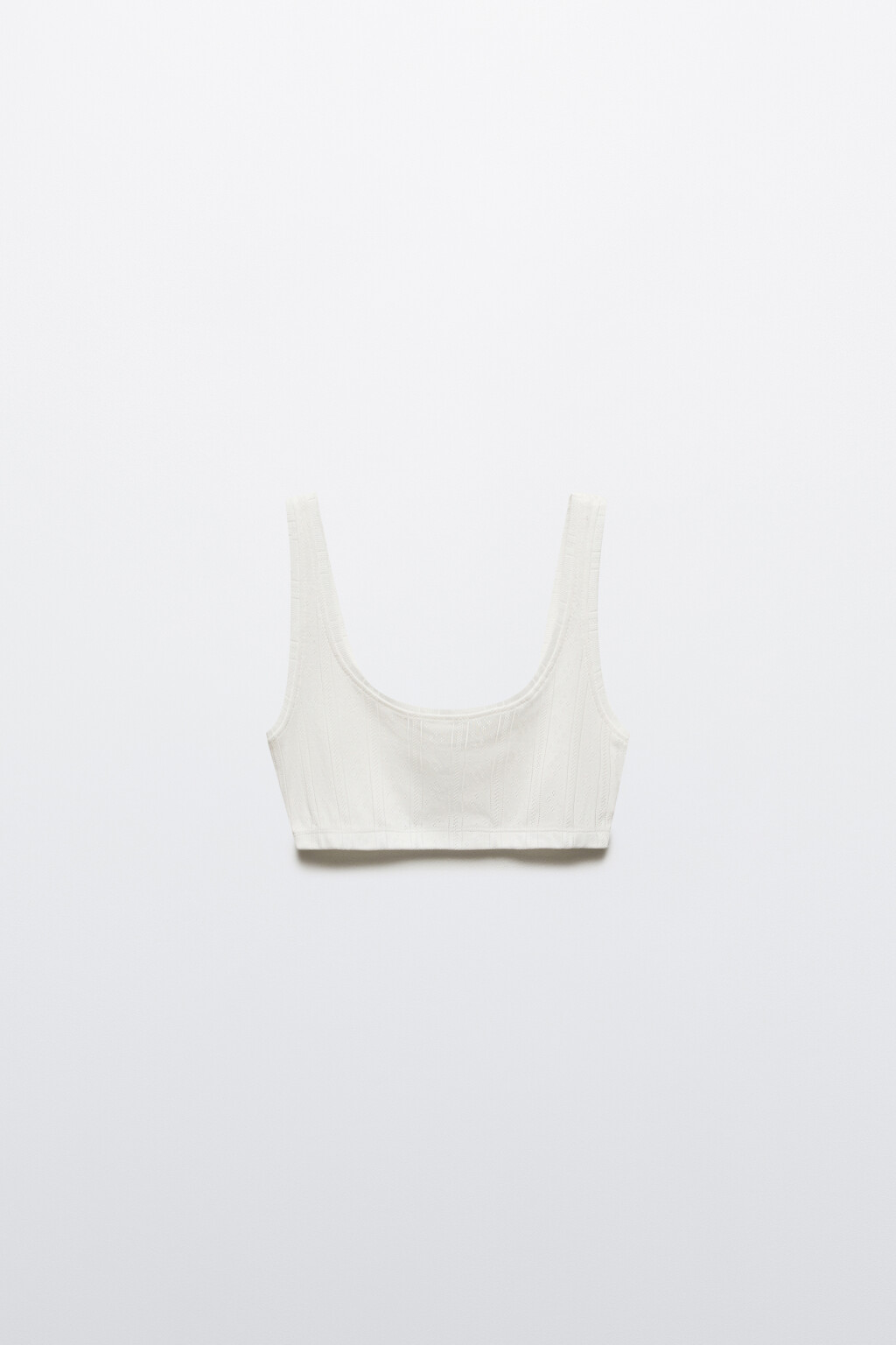 Топ-майка домашний из хлопка - цвет ванильный - 7