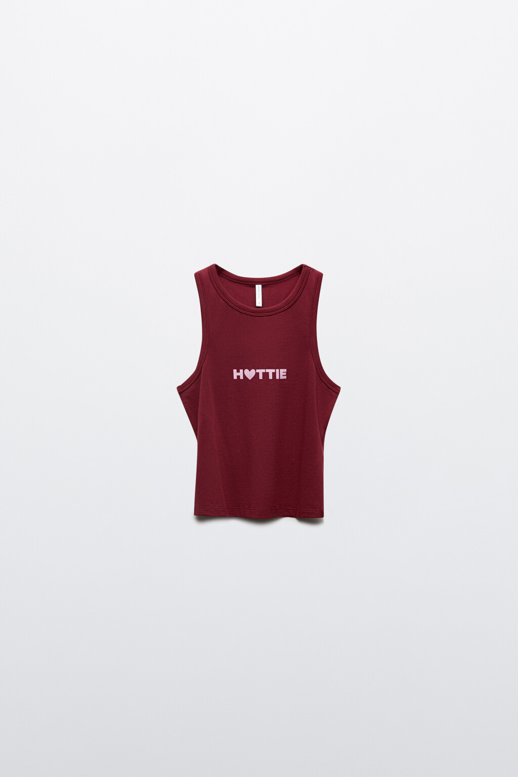 Майка домашняя с принтом - цвет бордовый - 7