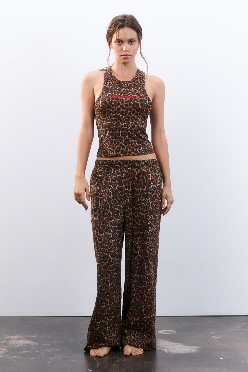 Майка домашняя с принтом - цвет мультиколор - 3