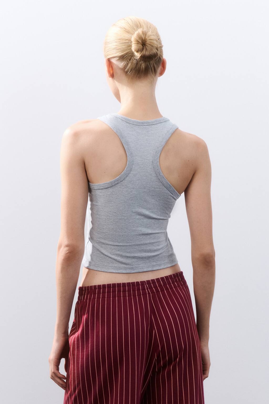 Майка домашняя с принтом - цвет серый - 3